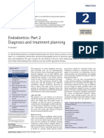 Endodontics: Part 2 Diagnosis and Treatment Planning: Practice