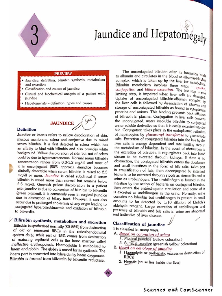 Jaundice And Hepatomegaly