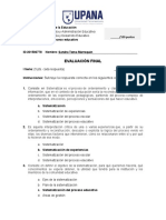 EvFINAL - Sistematizacion Del Proceso Educativo