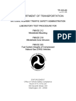 FMVSS 303 CNG Fuel System Integrity Test Procedure