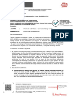 OM. 00040-2020-MINEDU-VMGP-DIGEDD-DITEN - Informe de Actividades y Reporte Del Trabajo Remoto