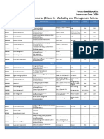 BCom in Marketing and Management Science Booklist 1 2020