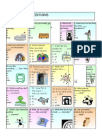 Activityof Prepositions: (9 September 2001)