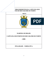 NORMAS E PROCEDIMENTOS DA CAPITANIA DOS PORTOS - NPCP-CPRN-Mod 15