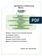 Universidad Abierta y A Distancia de México.: Procedimiento Administrativo