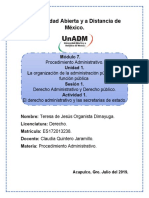 Universidad Abierta y A Distancia de México.: Procedimiento Administrativo