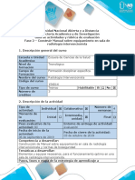 Fase 2-Guía de Actividades y Rúbrica de Evaluación - Construir Documento Sobre Equipamiento en Sala de Radiología Intervencionista