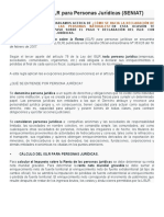 Declaración Del ISLR para Personas Jurídicas