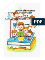 Diagrama Explicativo de La Matriz de Monitoreo de Clases de Abril