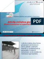 Attività Ciclistica Giovanile 1 - Modelli Di Prestazione e Organizzazione