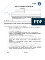 Declaratie Pe Propria Raspundere Stare de Alerta 2 PDF