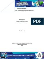 Evidencia 3 Taller-Habilidades para Una Comunicacion Asertiva