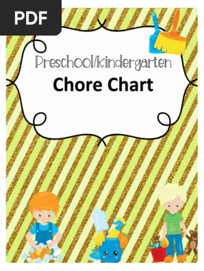 PreschoolorKindergartenChoreChart