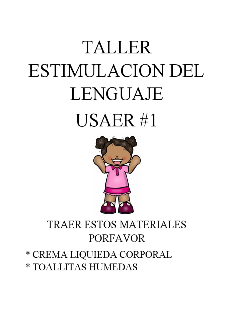 Taller Estimulacion Del Lenguaje | PDF | Artes del Lenguaje y Comunicación