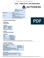 Memoria de Calculo - Caballete 2 Ton Regulable PDF