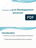 Cours Leadership Et Développment Personnel