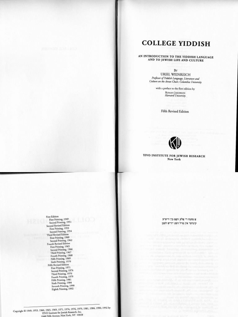 02 College Yiddish PDF PDF bilde