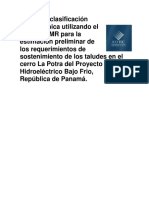 Uso_Clasificación_Geomecánica_Método_RMR_Estimación_Preliminar_Requerimientos_Sostenimiento_Taludes_Cerro_La_Potra_Proyecto_Hidroélectrico_Bajo_Frío_Republica_Panamá.pdf