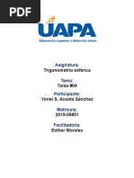 Tarea #4 Trigonometria