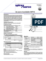 Filtros CSF16 Acero Inoxidable-Hoja Técnica