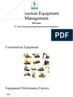 Construction Equipment Management: Part Two 1