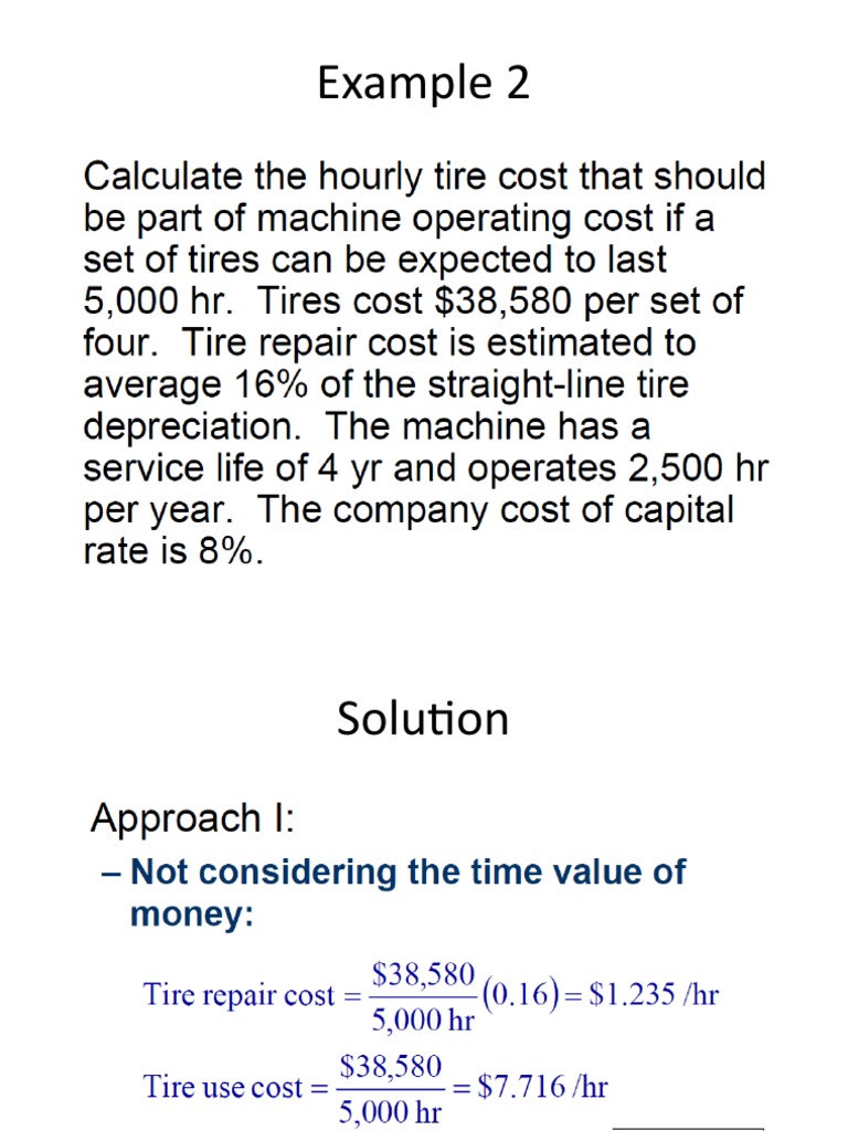 Determining Hourly Ownership and Operating Costs for a Wheeled Loader