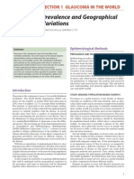 Prevalence and Geographical Variations: Section 1 Glaucoma in The World