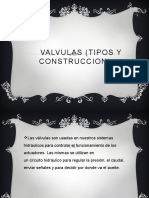 VALVULAS (TIPOS Y CONSTRUCCION)