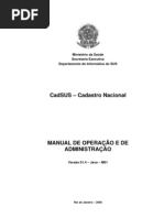 Download Manual CadSUS by edicarla SN46330278 doc pdf