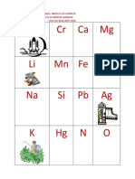 6 Loteria Elementos Quimicos