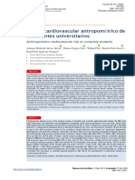 Abuidiaz - (LECTURA) Riesgo Cardiovascular Antropométrico de Estudiantes Universitarios PDF