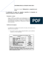 REQUISITOS E INFORMACIÓN DE LA ETIQUETA PARA GUÍA 2. año 2020