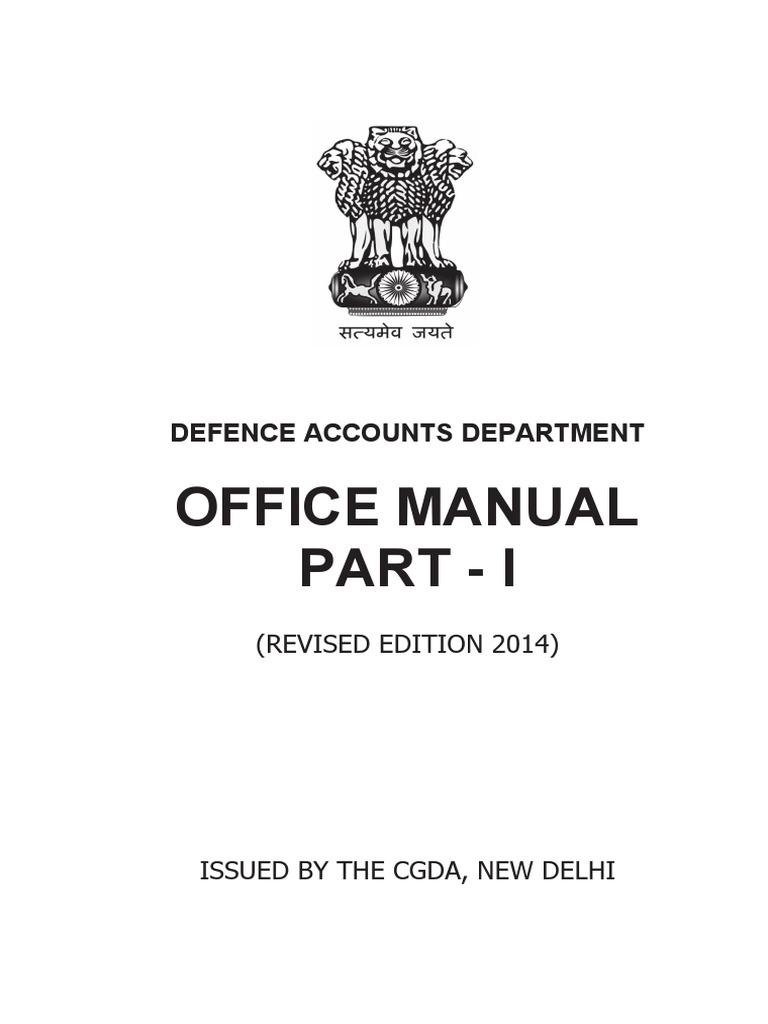 Office Manual PDF | PDF | Defense Policy | Audit