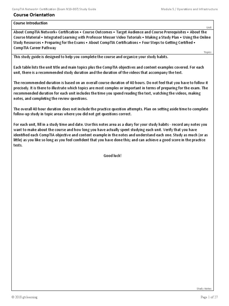 Study Guide n10 007 PDF Ip Address I Pv6