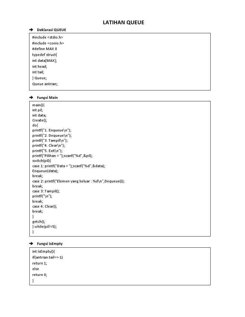 Implementasi Struktur Data Queue | PDF | Teaching Methods & Materials ...