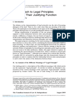 An Approach To Legal Principles Based On Their Justifying Function PDF
