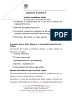 Liquidación de Contrato II PDF