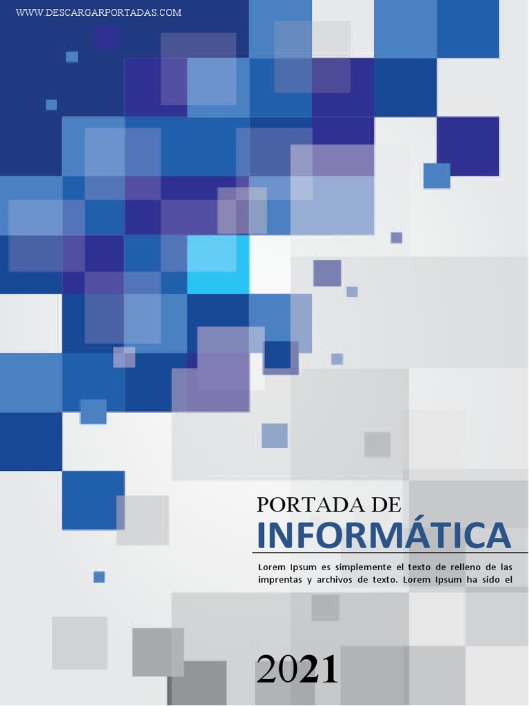 Portadas de Informática para Word | PDF