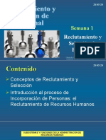 Semana 1 RSP - Reclutamiento y Seleccin