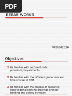 Rebar Works: VCDLSJ2020