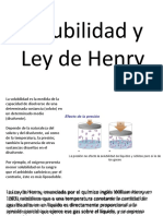 Ley de Henry y Ley de Fick