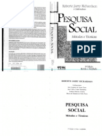 Richardson 2007 Pesquisa Social 3ed PDF