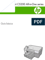 HP Photo Smart C5200 All-In-One Series Guia Basica