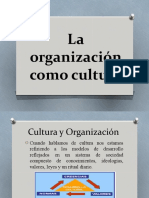 La organización como cultura