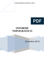 Informe Topografico PS Huac Huas
