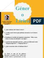 1º Medio - Lenguaje - Género Lírico.pptx