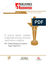 El Poema Llanero Oralidad Creatividad Lectura y Escritura Significativa y Estetica PDF