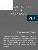 Medieval / Middle Ages Inventions