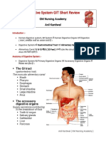 Digestive System Short Review