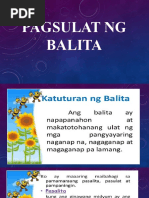 Mga Halimbawa NG Balita | PDF